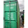 Image 2 : *H/T* *S* GREEN 20' 67,200 MAX CAPACITY INDUSTRIAL TRANSPORT CONTAINER, DUAL SWING REAR DOORS,