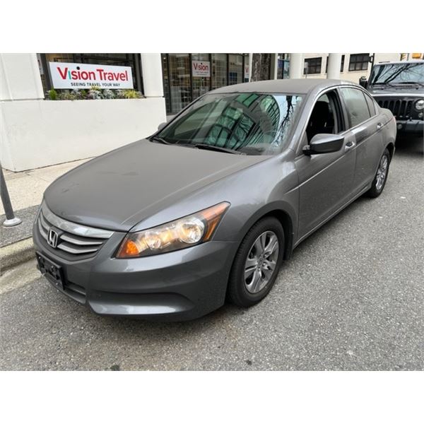 2011 HONDA ACCORD SE, 4DR SEDAN, GREY, VIN # 1HGCP2F62BA802497