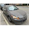 Image 2 : 2011 HONDA ACCORD SE, 4DR SEDAN, GREY, VIN # 1HGCP2F62BA802497