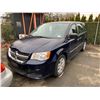 Image 1 : 2014 DODGE GRAND CARAVAN, BLUE, VIN 2C4RDGBG5ER136474