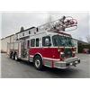 Image 2 : 2002 SPARTAN FIRETRUCK, 4DR LADDER TRUCK, RED, VIN # 4S7AW40972C040522
