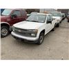 Image 1 : 2005 CHEVROLET COLORADO, 2DR PICK UP, WHITE, VIN 1GCCS196758266354