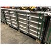 Image 2 : STAINLESS STEEL STEELMAN 20 DRAWER WORKBENCH H36" X W88" X D24" WITH ANTI-SLIP LINING