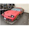 Image 1 : *PARTS ONLY, NO REGISTRATION, MUST TOW* PONTIAC TRANS AM, 2DR COUPE, RED, NO VIN NUMBER