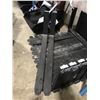 Image 2 : AGROTK BLACK METAL SALL100 8" - 45" ADJUSTABLE SKID STEER FORK ATTACHMENT WITH BRICK GUARD & FORKS