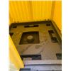 Image 2 : CANADYNE YELLOW / GREY ROLL TOP INDUSTRIAL 63"W X 63"D X 79"H DUAL SIDED PLASTIC 4 DOOR PORTABLE