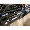 Image 2 : AGROTK BLACK METAL SALL100 8" - 45" ADJUSTABLE SKID STEER FORK ATTACHMENT WITH BRICK GUARD & FORKS