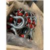 Image 2 : CRATE OF ASSORTED SIZED INDUSTRIAL SCREW PIN ANCHOR SHACKLES