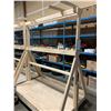 Image 2 : LARGE WOODEN 72"W X 48"D X 86"H INDUSTRIAL MOBILE DRYING RACK