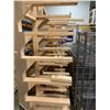 Image 2 : PAIR OF LARGE WOODEN 31"W X 30.5"D X 86"H INDUSTRIAL MOBILE DRYING RACK