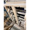 Image 2 : PAIR OF WOODEN 29.5"W X 30"D X 66"H INDUSTRIAL MOBILE DRYING RACK