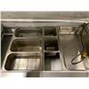 Image 2 : BEVERAGE-AIR SPE48-18M MOBILE STAINLESS STEEL 2 DOOR COOLED SANDWICH PREPARATION STATION