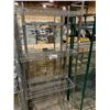 Image 1 : 4 TIER CHROME 29.5"W X 14"D X 75"H METRO STYLE RACK & 4 TIER CHROME 24"W X 14"D X 75"H METRO STYLE