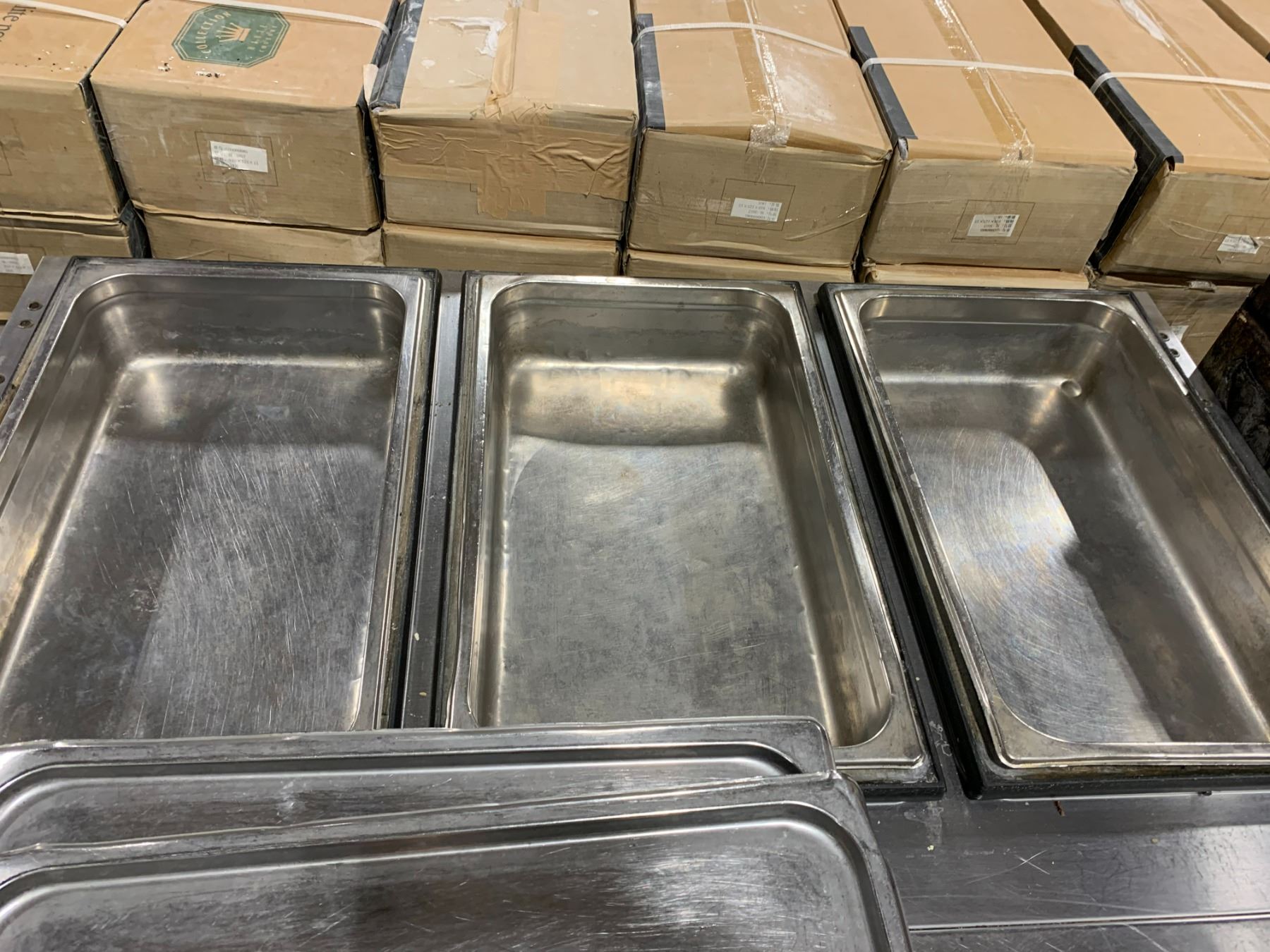VOLLRATH SERVE WELL 3 BAY COMMERCIAL STAINLESS STEEL ELECTRIC STEAM ...
