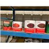 Image 3 : 2 SHELVES OF ASSORTED RESTAURANT SPICES / FOOD ITEMS