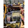 Image 1 : 3 SOFT TOOL BAGS WITH ASSORTED HAND TOOLS, RESPIRATORS, & STILETTO HAMMER