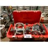 Image 1 : MILWAUKEE HEAVY DUTY ELECTRIC INDUSTRIAL ROUTER WITH ATTACHMENT IN HARD TRANSPORT CASE