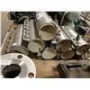Image 2 : 8 INDUSTRIAL 12"L 4" ROUND STAINLESS STEEL COUPLERS & 2" INDUSTRIAL PLUMBING VALVE