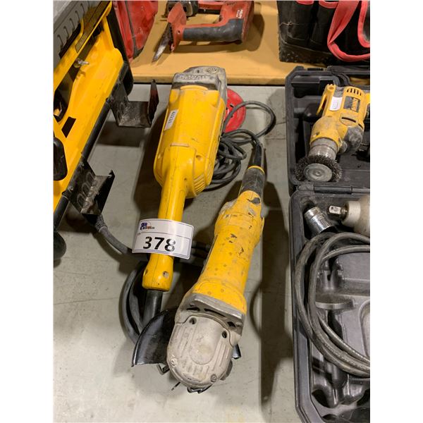 DEWALT D28493 7" / 9" ELECTRIC ANGLE GRINDER / SANDER & DEWALT D28065 5" / 6" ELECTRIC ANGLE