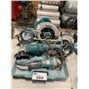Image 1 : MAKITA GA5010 ELECTRIC ANGLE GRINDER IN HARD TRANSPORT CASE MAKITA 5007FA ELECTRIC CIRCULAR SAW, &