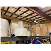 Image 3 : SHELF OF PLASTIC BAG ROLLS, BOX OF AIRCRAFT CABLE & BOX OF WOODWORKING PRODUCTS