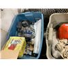 Image 2 : BIN OF ASSORTED INSULATION, DUCTING, HOSES, HINGES & MISCELLANEOUS ITEMS ( CLOTH BIN NOT INCLUDED )