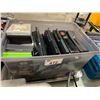 Image 1 : BIN OF 5 ASSORTED PLAYSTATION / XBOX GAME CONSOLES WITH WIRES, 1 CONTROLER & VARIETY OF GAMES