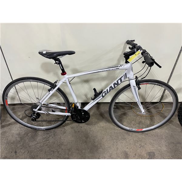 GIANT ESCAPE RX WHITE 24 SPEED ROAD BIKE SIZE MEDIUM - Able