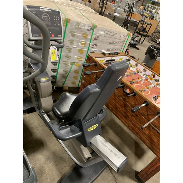 TECHNOGYM EXCITE COMMERCIAL RECUMBENT BIKE WITH DIGITAL DISPLAY