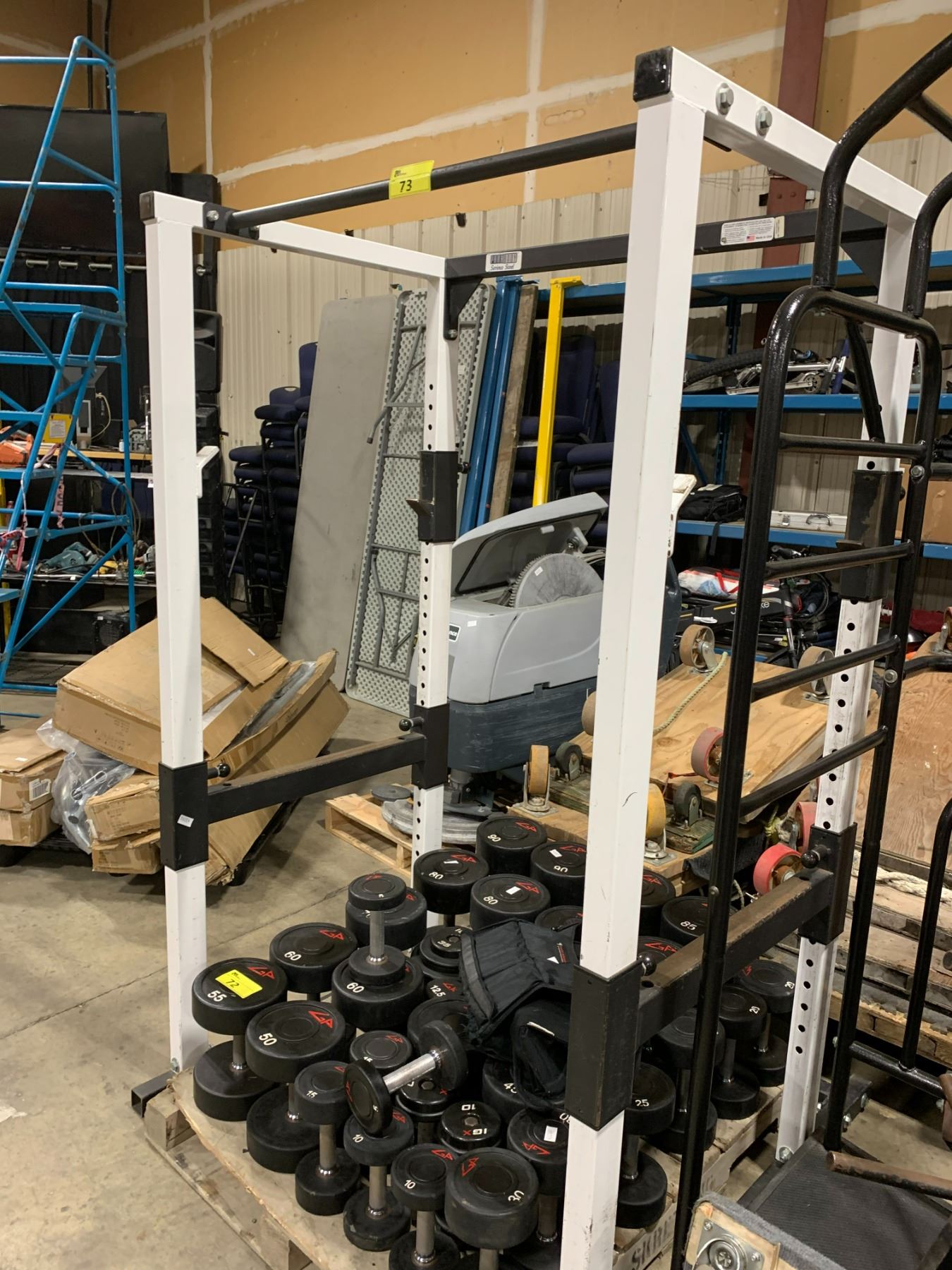 PARABODY SERIOUS STEEL WHITE / BLACK COMMERCIAL POWER RACK