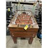 Image 2 : DARK WOOD HEAVY DUTY FOOSBALL TABLE