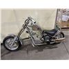 Image 1 : NO NAME CHROME GAS OPERATED KIDS MINI CHOPPER ( NO GAS TANK, NO REGISTRATION, WORKING CONDITION