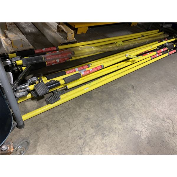 9 YELLOW TASK INDUSTRIAL QUICK SUPPORT RODS