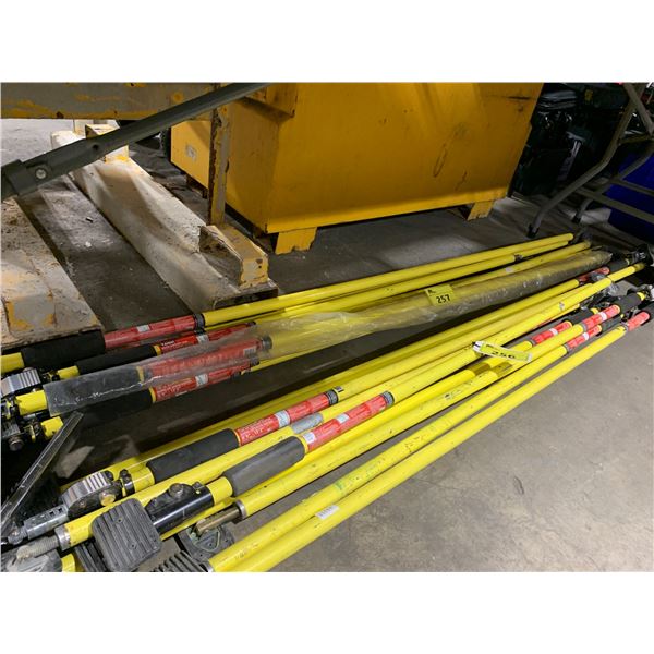 8 YELLOW TASK INDUSTRIAL QUICK SUPPORT RODS - Able Auctions