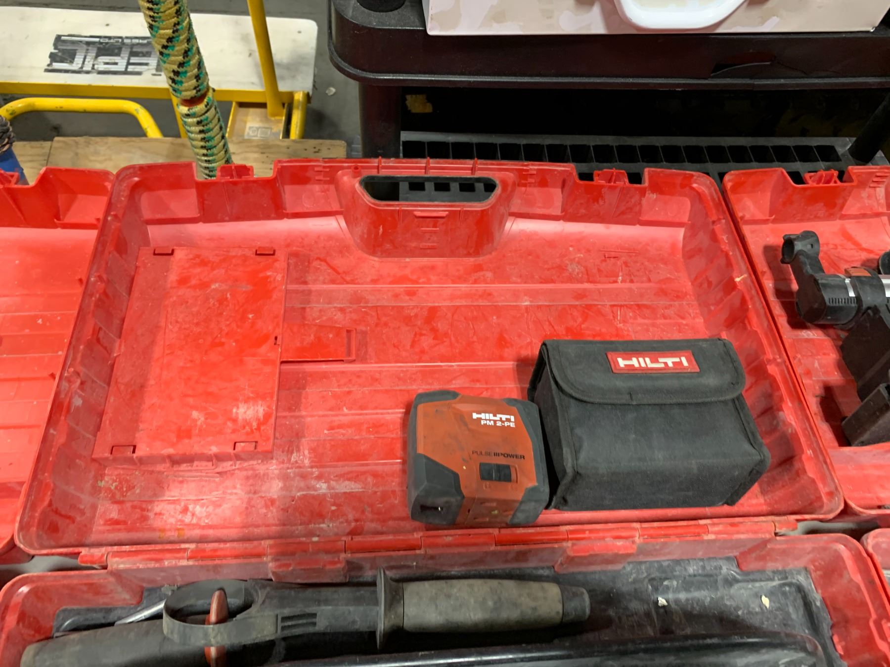 HILTI TE HDM 500 COMPOUND GUN WITH HILTI TE DRS-M UNIT IN HARD ...
