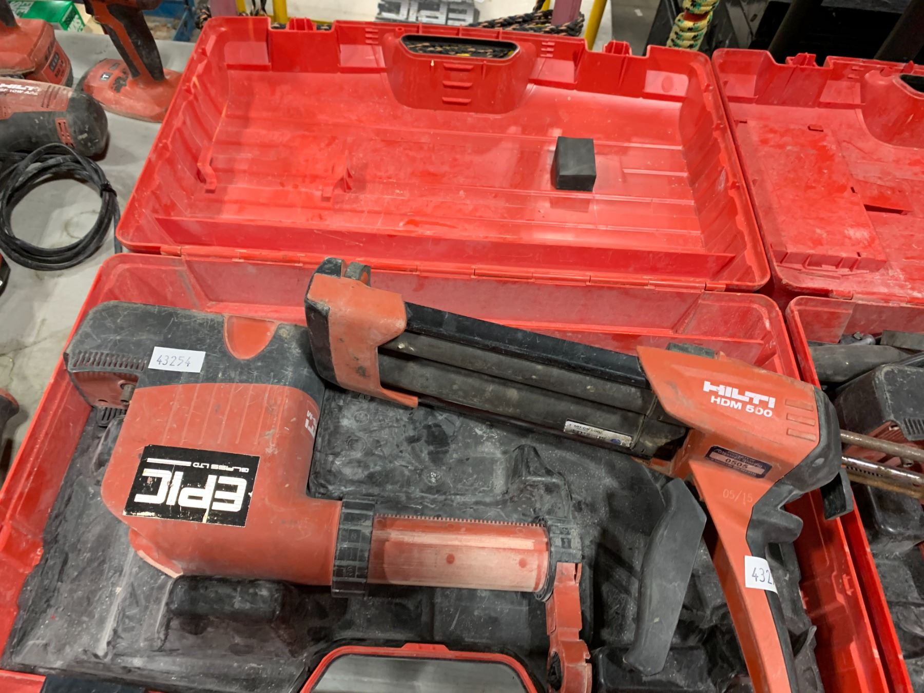 HILTI TE HDM 500 COMPOUND GUN WITH HILTI TE DRS-M UNIT IN HARD ...