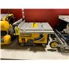 Image 1 : DEWALT DWE7480 10" PORTABLE ELECTRIC INDUSTRIAL TABLE SAW