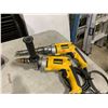 Image 2 : 2 DEWALT DW235G 1/2" ELECTRIC VSR DRILLS WITH BITS & ONE STEADY HANDLE