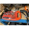 Image 2 : RAMSET TS750P FASTENER GAS GUN, HUSKY PARTS ORGANIZER HAND CARRY BOX, BLACK & DECKER DRILL BIT SET