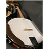 Image 2 : EPIPHONE 5 STRING BANJO IN SOFT CARRY BAG & BURWOOD BLACK 6 STRING ELECTRIC GUITAR