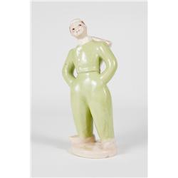Vintage Whistler Boy Statue