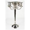 Image 1 : Ornate Chrome Table Top Candelabra with Dish In Center 27" Tall