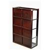 Image 2 : Dark Wood Asian Style Display Case (No Top Glass Pane)
