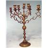 Image 1 : Antique Solid Brass Candelabra with Adjustable Arms
