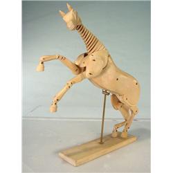 Large Wood Horse Model