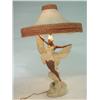 Image 1 : 1950's Retro Plaster Lady Butterfly Table Lamp 