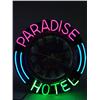 Image 2 : Paradise Hotel Neon Sign Clock