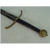 Image 2 : Scottish Highlander Sword with Gold Handle
