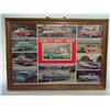 Image 1 : Chevy 55-57 Poster Printed on Canvas, Framed