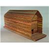 Image 1 : Folk Art Model House Built with More Than 50 Mixed Rulers 